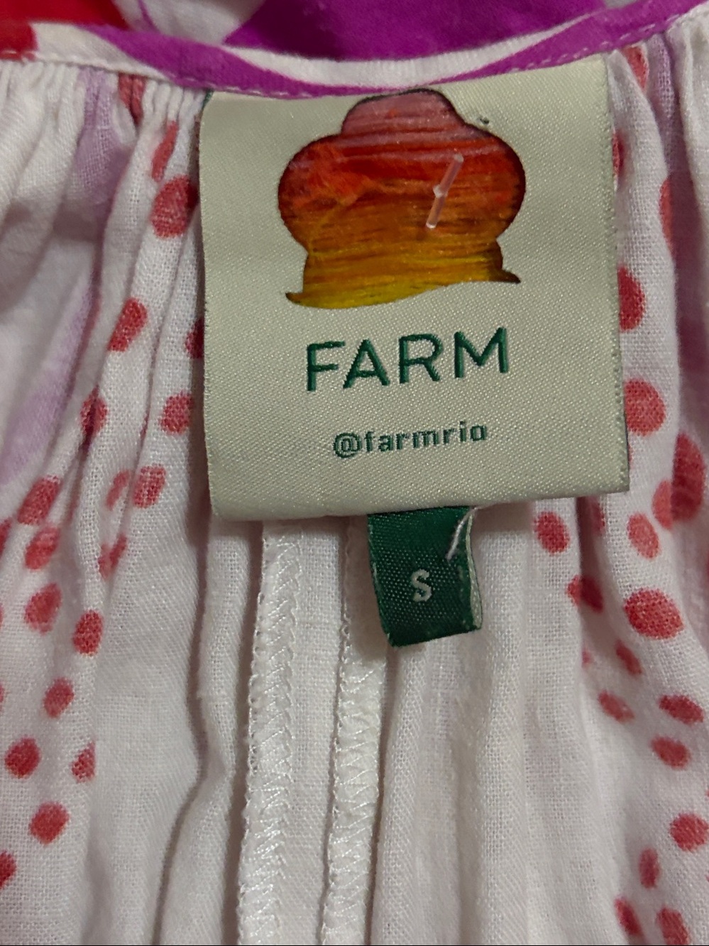 FARM Rio Maia Printed Linen blend Jumpsuit Size S - Picture 16 of 16